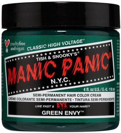 •• Manic Panic - Hair Dye •• Green Envy ••