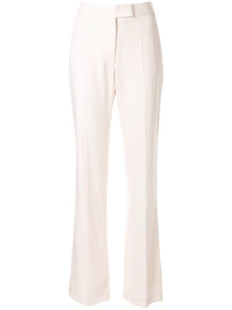 White Stella McCartney Straight-leg Tailored Trousers | Farfetch.com