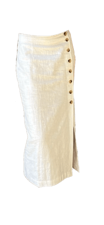 linen maxi skirt