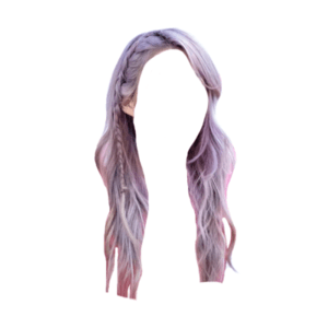 purple hair png