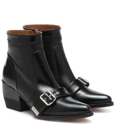 Chloé - Rylee leather ankle boots | Mytheresa