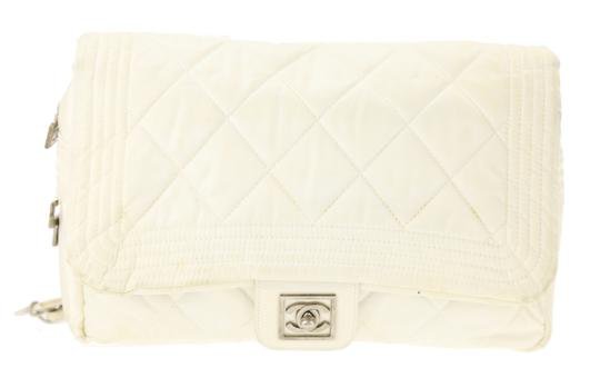 Chanel Sports Cc Flap White Nylon Backpack - Tradesy