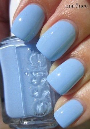 Light Blue Nails