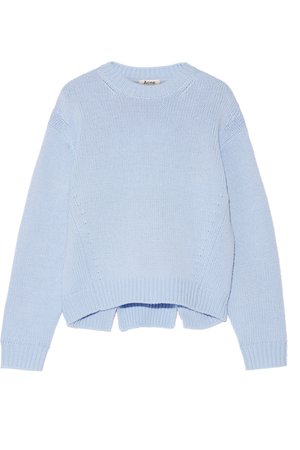 Acne Studios | Shora wool and cashmere-blend sweater | NET-A-PORTER.COM