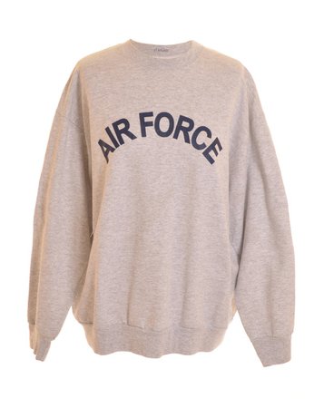 Unisex Air Force Sweatshirt Grey, XL | Beyond Retro - E00495812