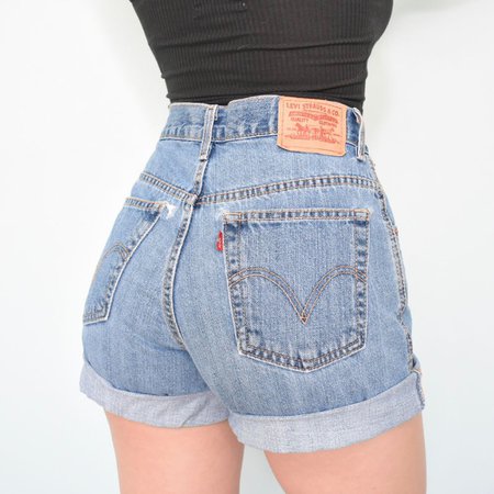 high waist vintage levi shorts