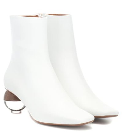 Encyclia leather ankle boots