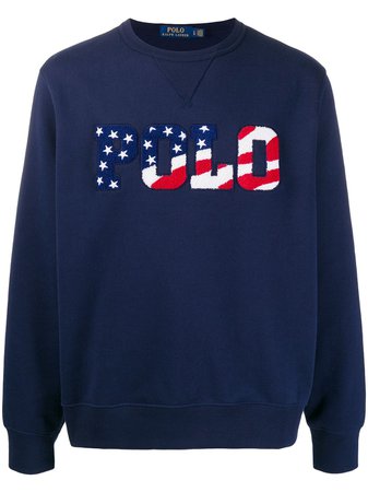 Polo Ralph Lauren Flag Logo Sweatshirt - Farfetch
