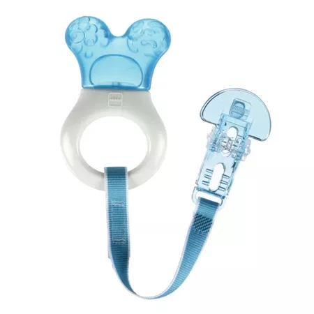 MAM Mini-Cooler Teether With Clip - Blue : Target