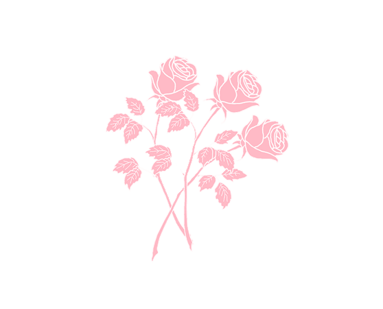 pink rose graphic