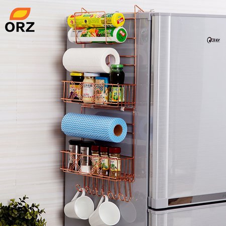ORZ Refrigerator Broadside Shelf Rack Sidewall Multipurpose Shelf Crack Storage Rack Multi layer Kitchen Organizer-in Storage Holders & Racks from Home & Garden on Aliexpress.com | Alibaba Group
