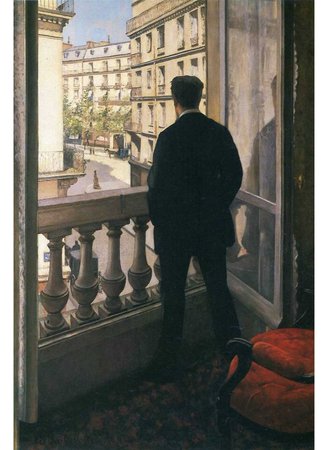 young man at the window