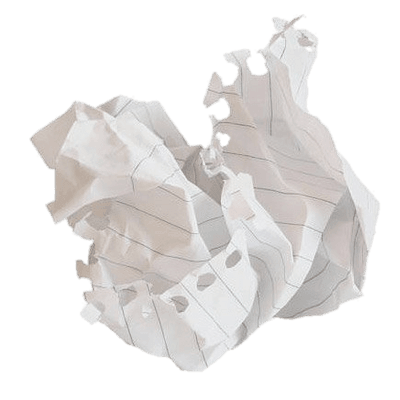 Crumpled Paper Lined Sheet transparent PNG - StickPNG
