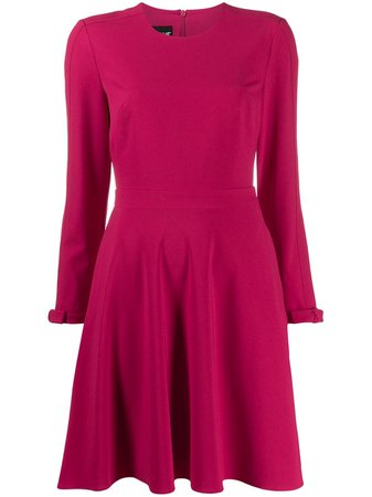 Shop pink Boutique Moschino crepe swing dress with Express Delivery - Farfetch