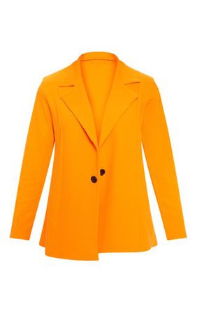Orange Oversized Blazer | Coats & Jackets | PrettyLittleThing