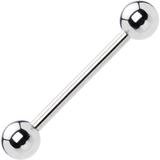 14 Gauge Straight Stainless Steel Barbell 5/8 5mm – BodyCandy