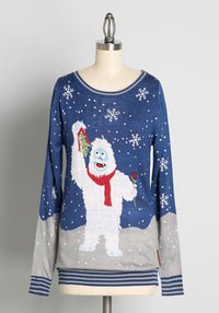 Abominable Snow Kiss Sweater | ModCloth