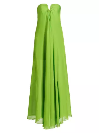 Shop Cult Gaia Janelle Strapless Gown | Saks Fifth Avenue