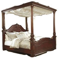 Kincaid Keswick Solid Wood Queen Poster Bed with Canopy