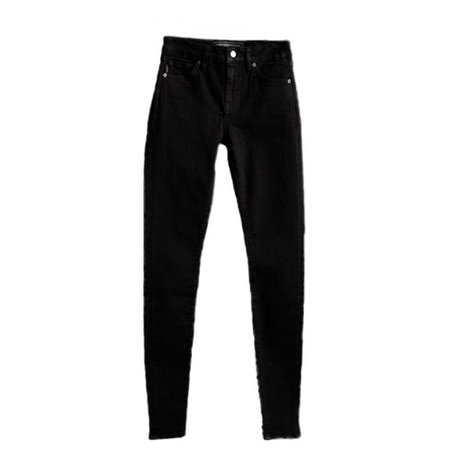 Superdry Mid Rise Skinny Jeans Black buy and offers on Dressinn