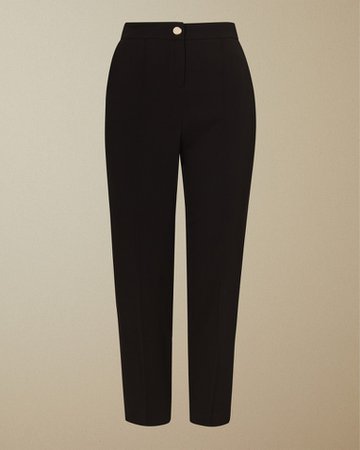 Straight ankle trousers - Black | Trousers and Shorts | Ted Baker UK