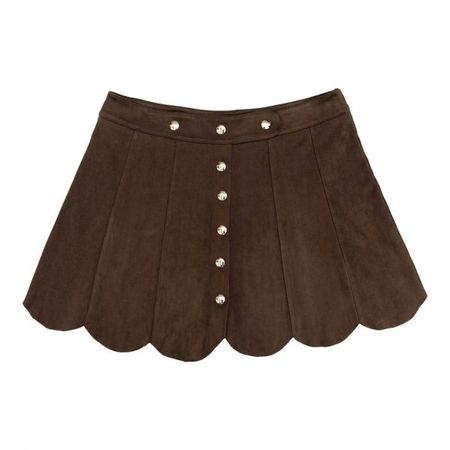 Mini skirt in suede - Imparfaite.
