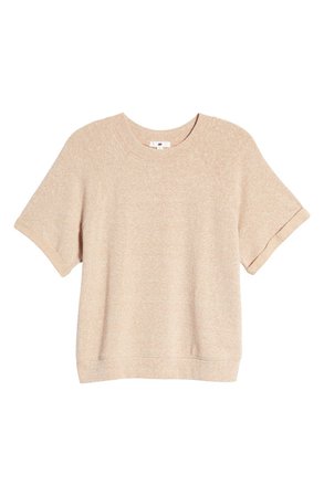 Treasure & Bond Slub Short Sleeve Sweatshirt | Nordstrom