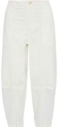 Dakota Cropped Cotton-blend Twill Tapered Pants