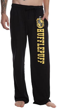 Amazon.com: Hot Topic Harry Potter Hufflepuff Guys Pajama Pants (L) Black: Pajama Bottoms: Clothing