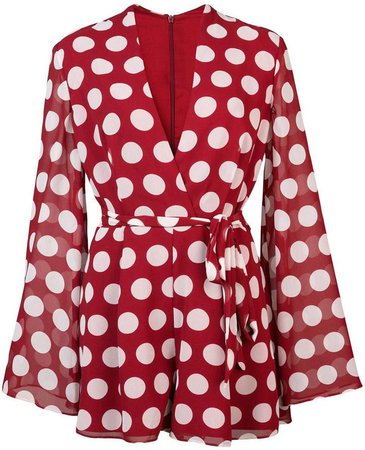 dotted playsuit