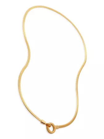 Monica Vinader Snake Chain Necklace - Farfetch