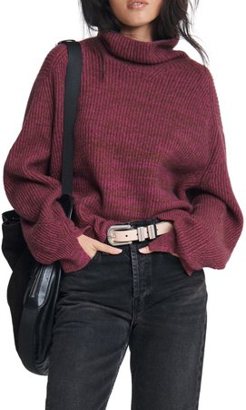 Pierce Cashmere Turtleneck Sweater