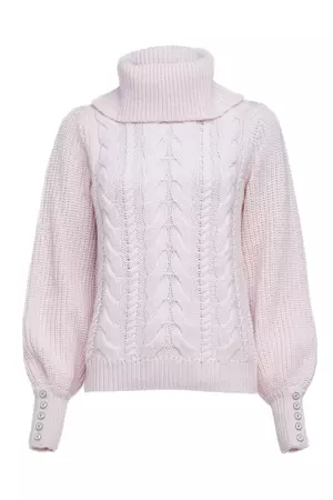 Corded Roll Neck Knit (Ice Pink) – Holland Cooper ®
