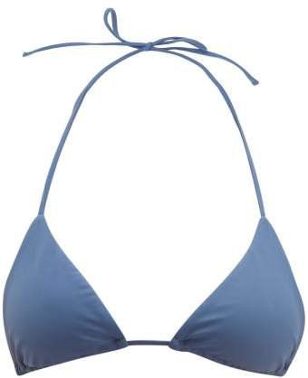 Matteau - The String Triangle Bikini Top - Womens - Blue