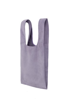 Corduroy bag in lilac