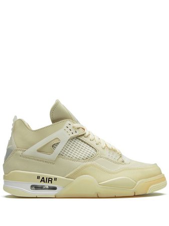 Shop white Nike X Off-White Air Jordan 4 off-white sail sneakers with Express Delivery - Farfetch