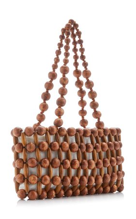 Cora Beaded Bamboo Shoulder Bag by Cult Gaia | Moda Operandi