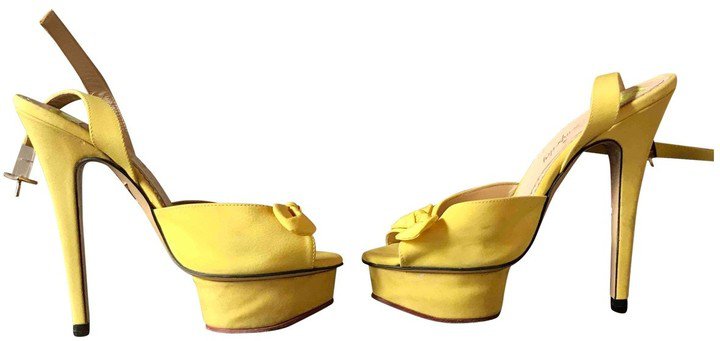 Yellow Cloth Sandals