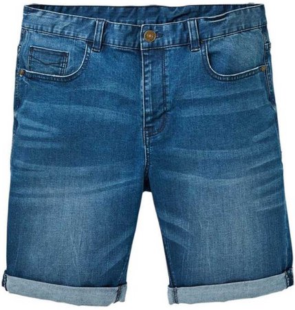 blue jean shorts