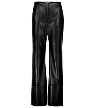 Nanushka - Rhyan high-waisted faux-leather pants | Mytheresa