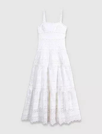 224RILOVELY Crochet-knit maxi dress - Dresses - Maje.com
