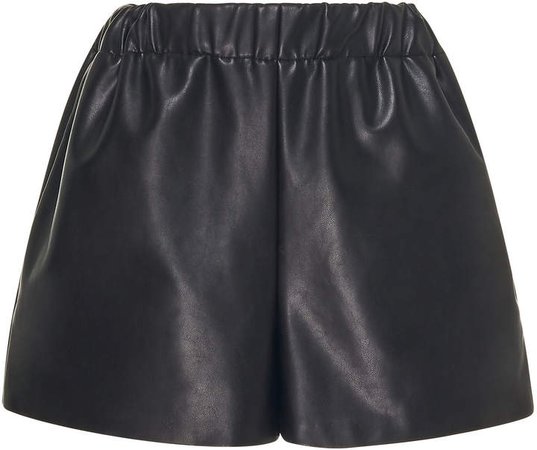 Faux Leather Mini Shorts