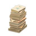 animal crossing old book stack