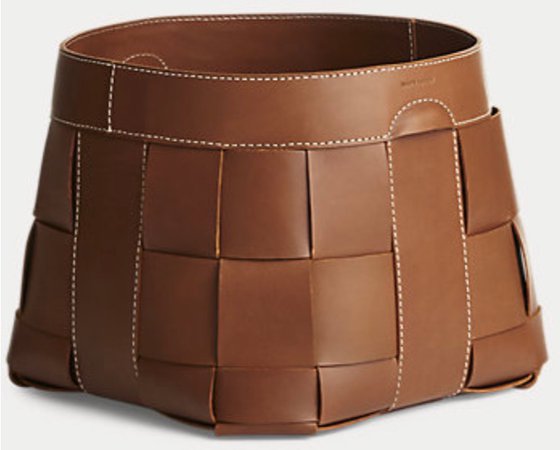 leather basket