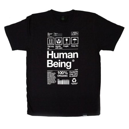 Human Being T-shirt - Black