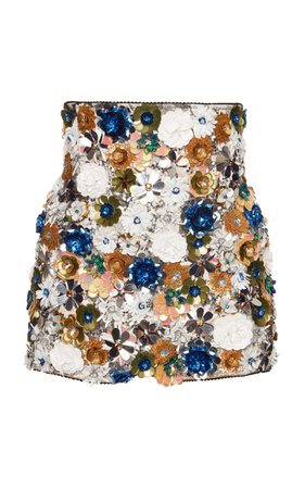 High Waisted Sequin Boy Shorts by Dolce & Gabbana | Moda Operandi
