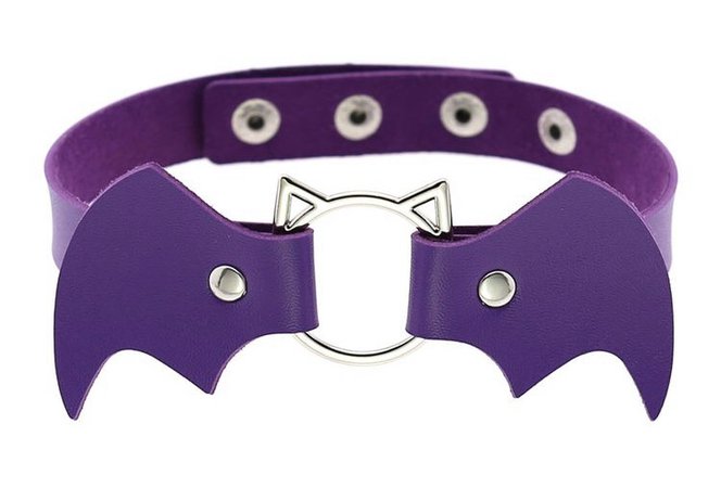 purple bat choker