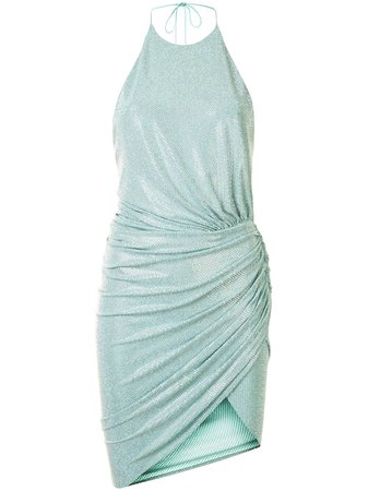 Alexandre Vauthier Draped Crystal Mini Dress Aw20 | Farfetch.Com