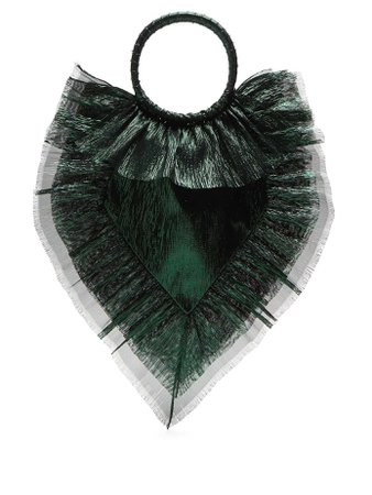 Ruffle-trimmed woven clutch | The Vampire's Wife | MATCHESFASHION.COM US