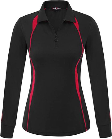 Amazon.com: Sun Protective Equestrian Shirt - Long Sleeved Tuscany for Women(M,Black 2002): Clothing